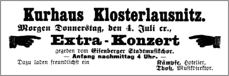 1895-07-04 Kl Kurhotel Konzert